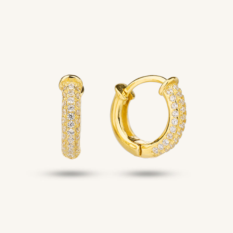 925 sterling silver gold-plated earrings