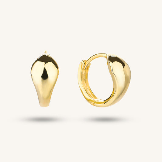 925 sterling silver gold-plated earrings