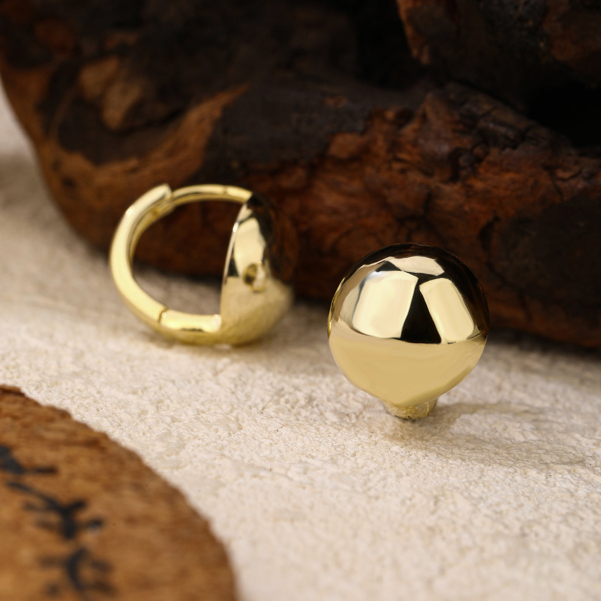 925 sterling silver gold-plated earrings